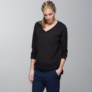 Lululemon After Asana Pullover V Neck Sweater